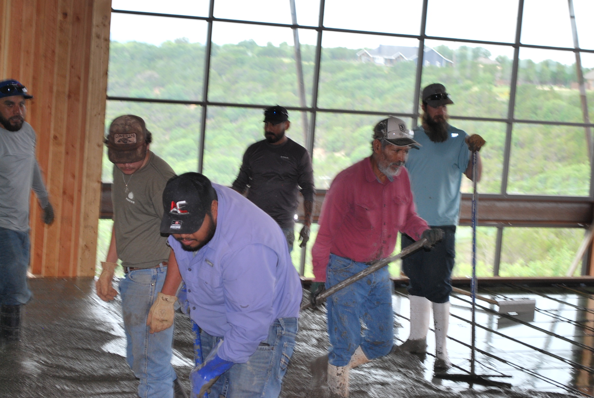 photo of workers for commercial concrete